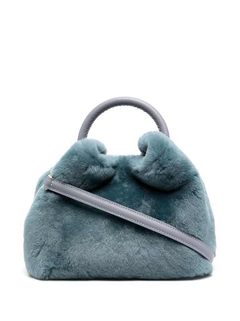 Baozi shearling tote bag