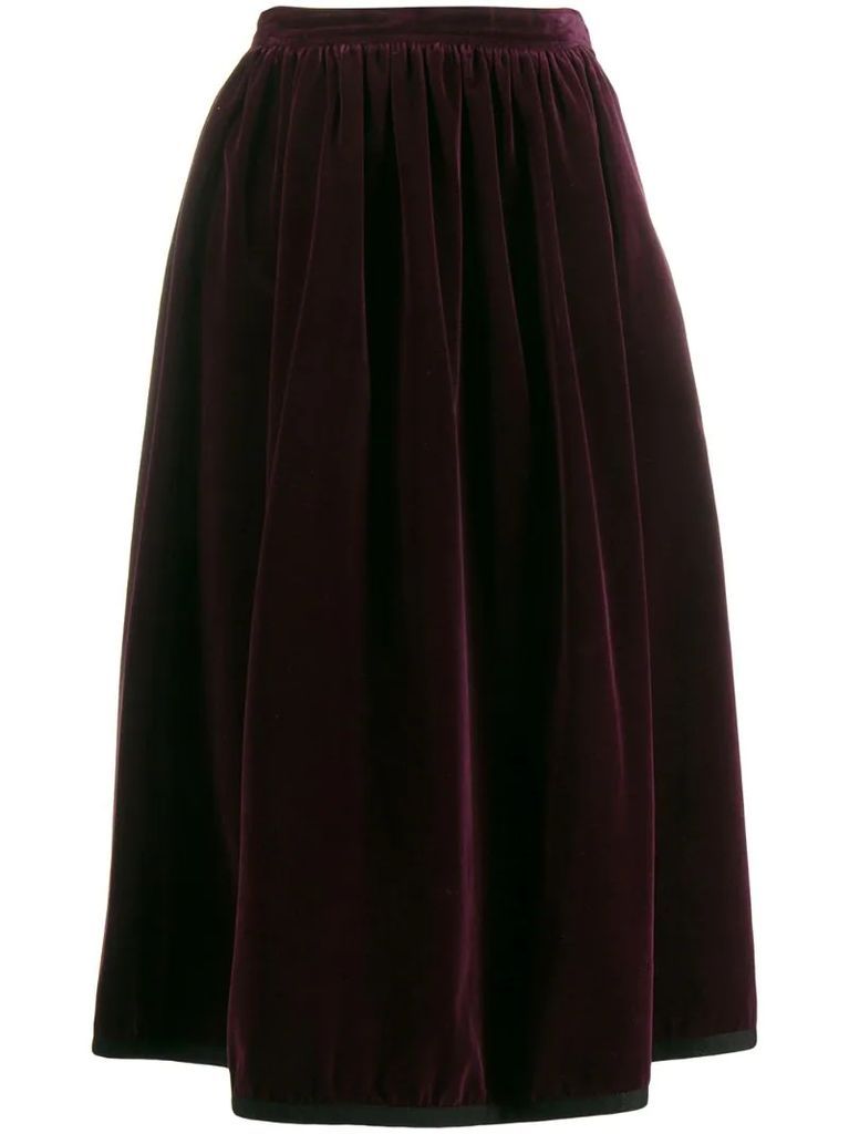 1970's velvet skirt