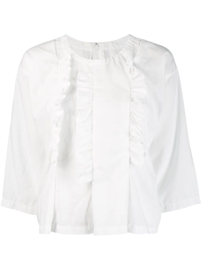 ruffle detailed blouse