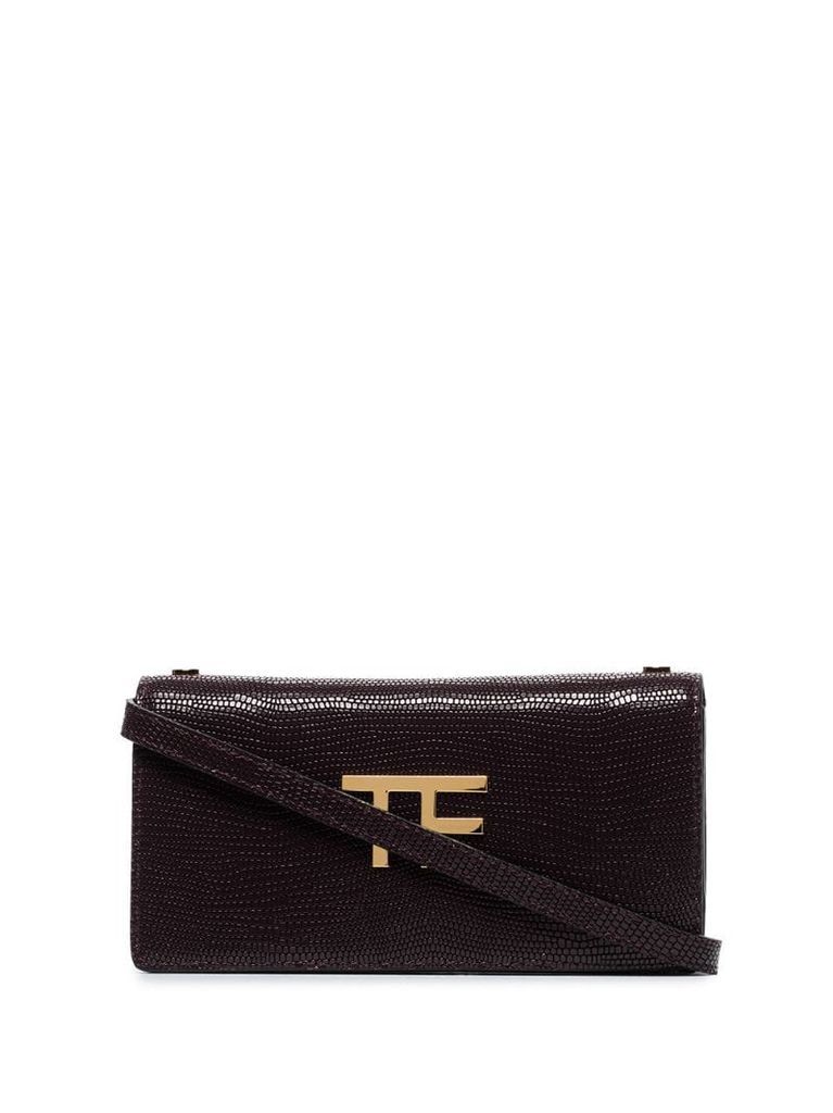 calf leather TF plaque mini bag
