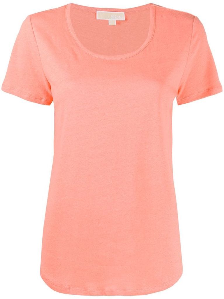 scoop neck T-shirt