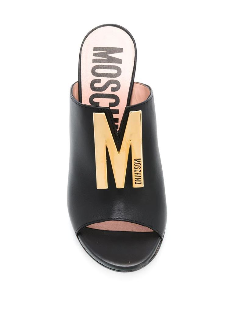 M-logo 100mm sandals