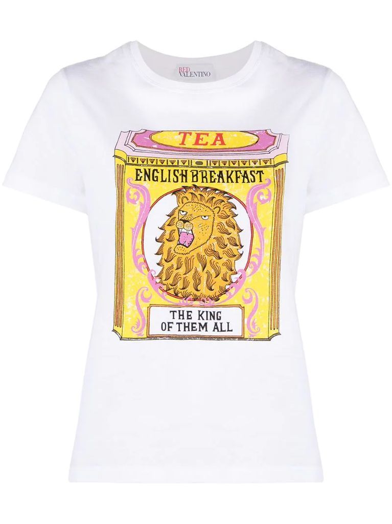 Tea Boxes-print T-shirt