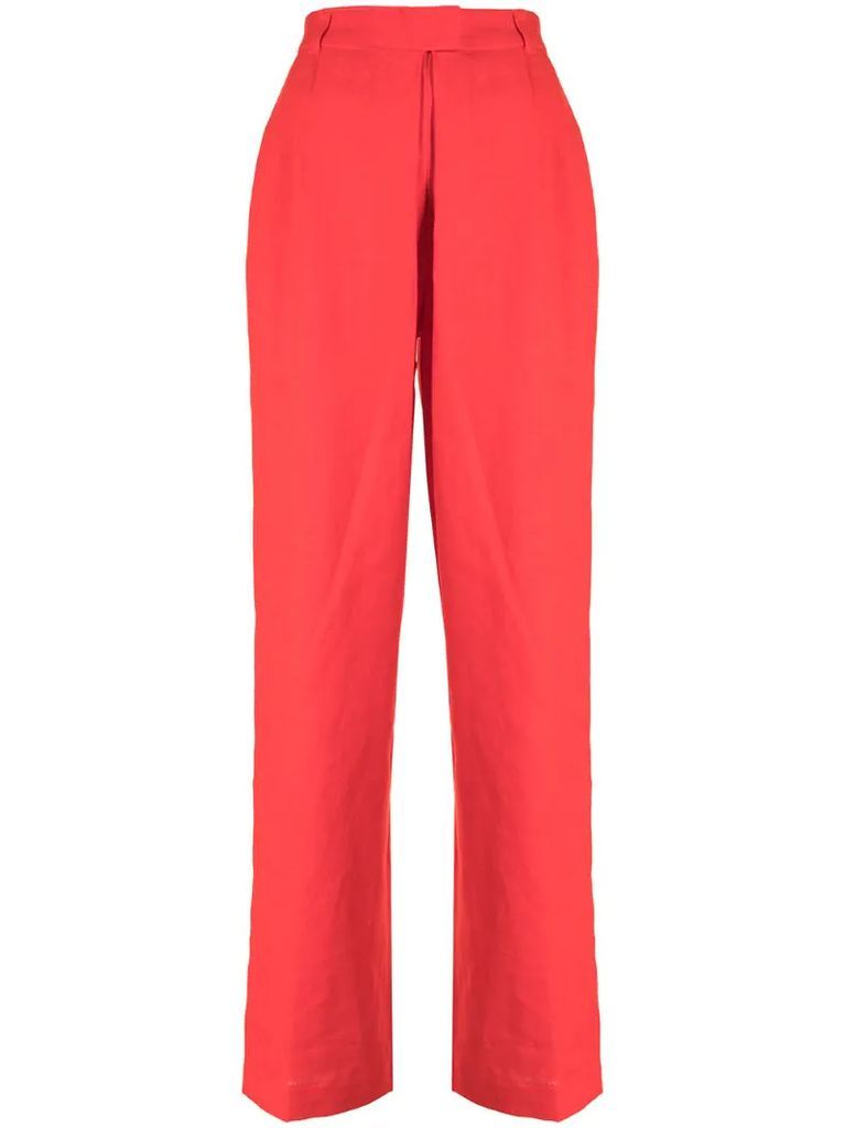 Eldra high-waist trousers