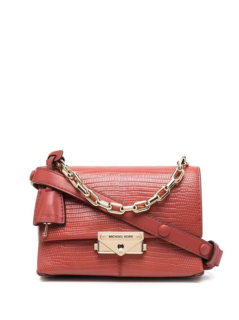 chain-strap mini leather bag