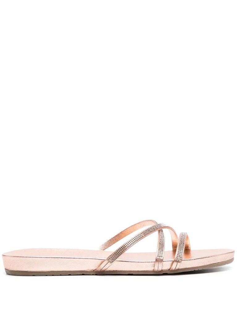 strappy open-toe sandals