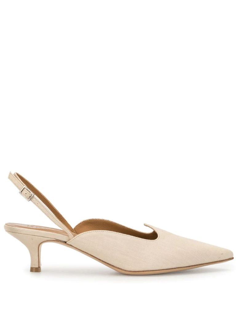 pointed slingback 55mm pumps