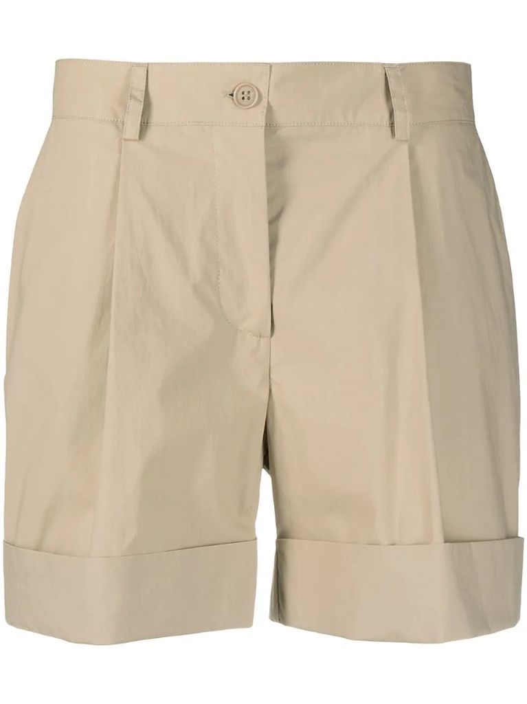 tailored cotton shorts