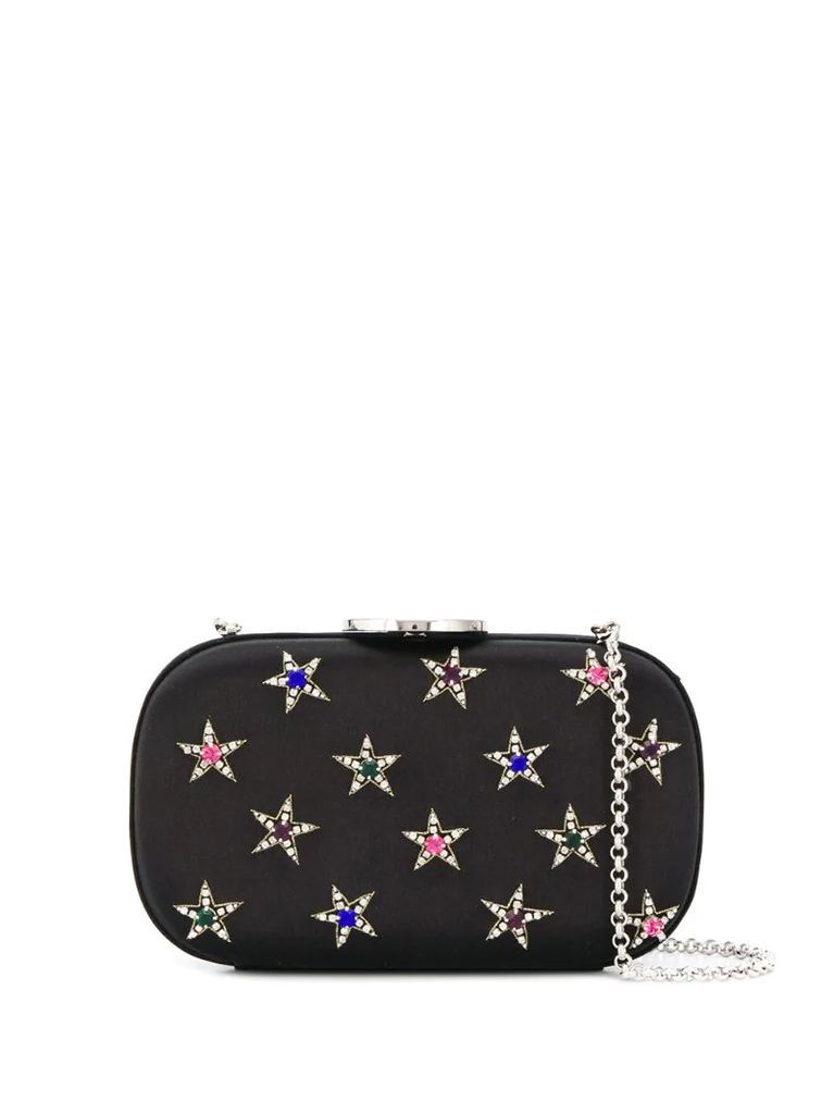 Star embellished clutch bag