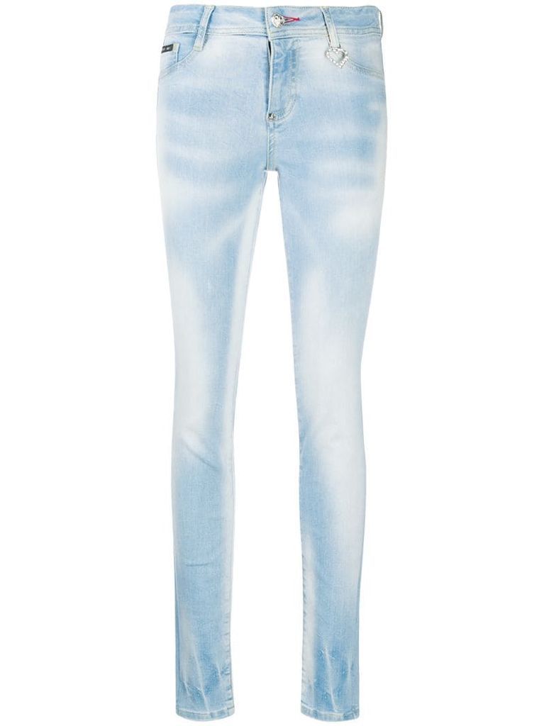 high rise skinny fit jeggings