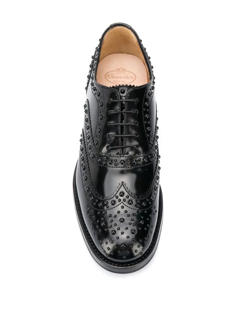 lace-up leather brogues