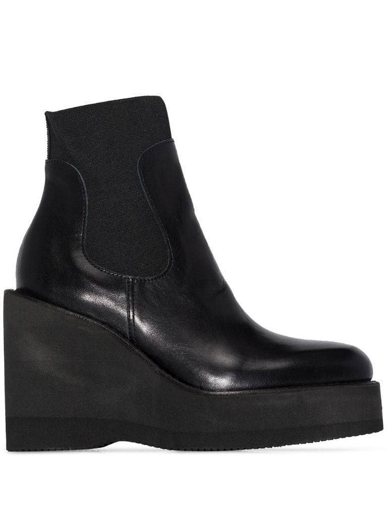 wedge 115mm ankle boots