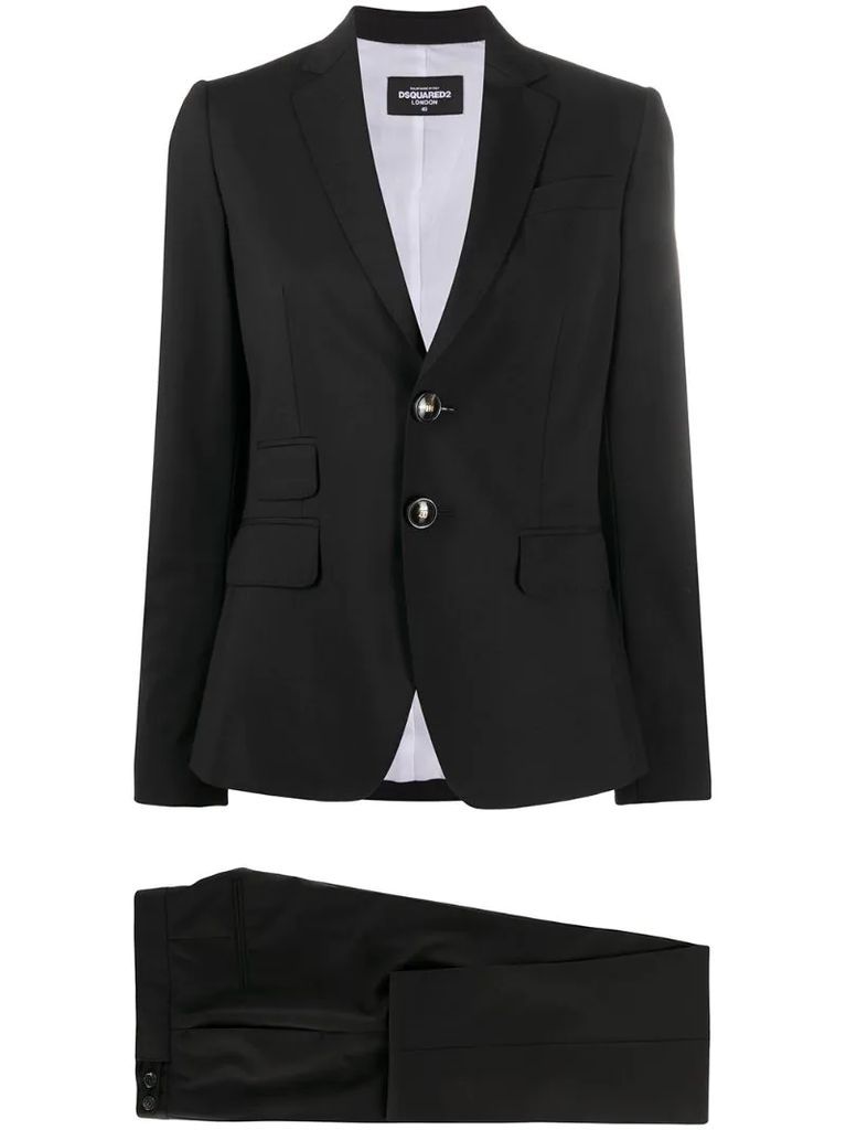 tailored two-piece trouser suit