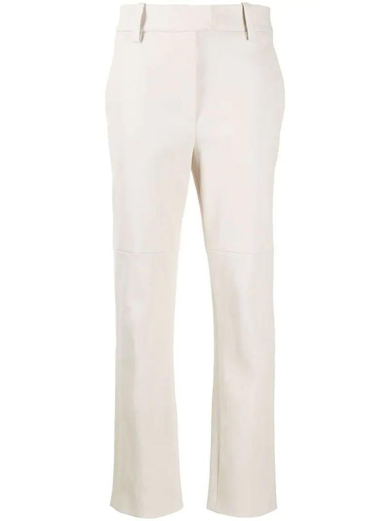 boot leg tailored trousers