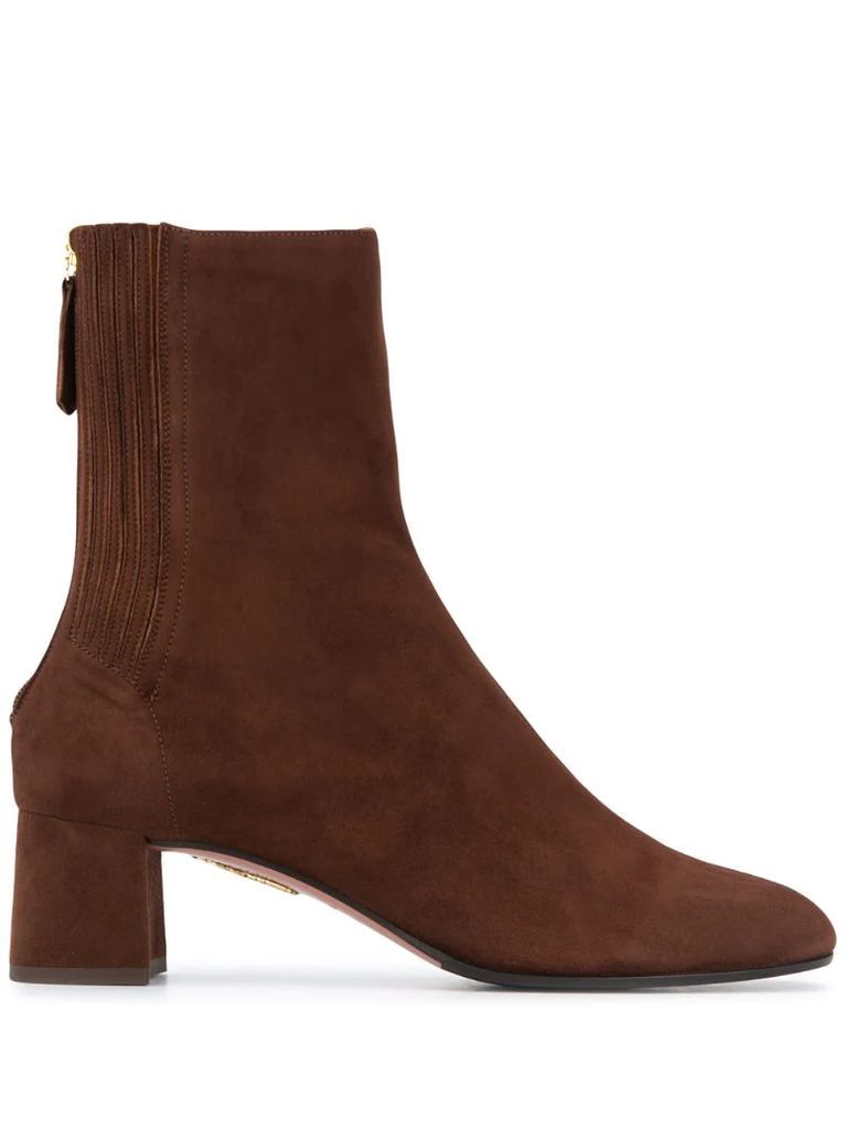 high-ankle leather boots
