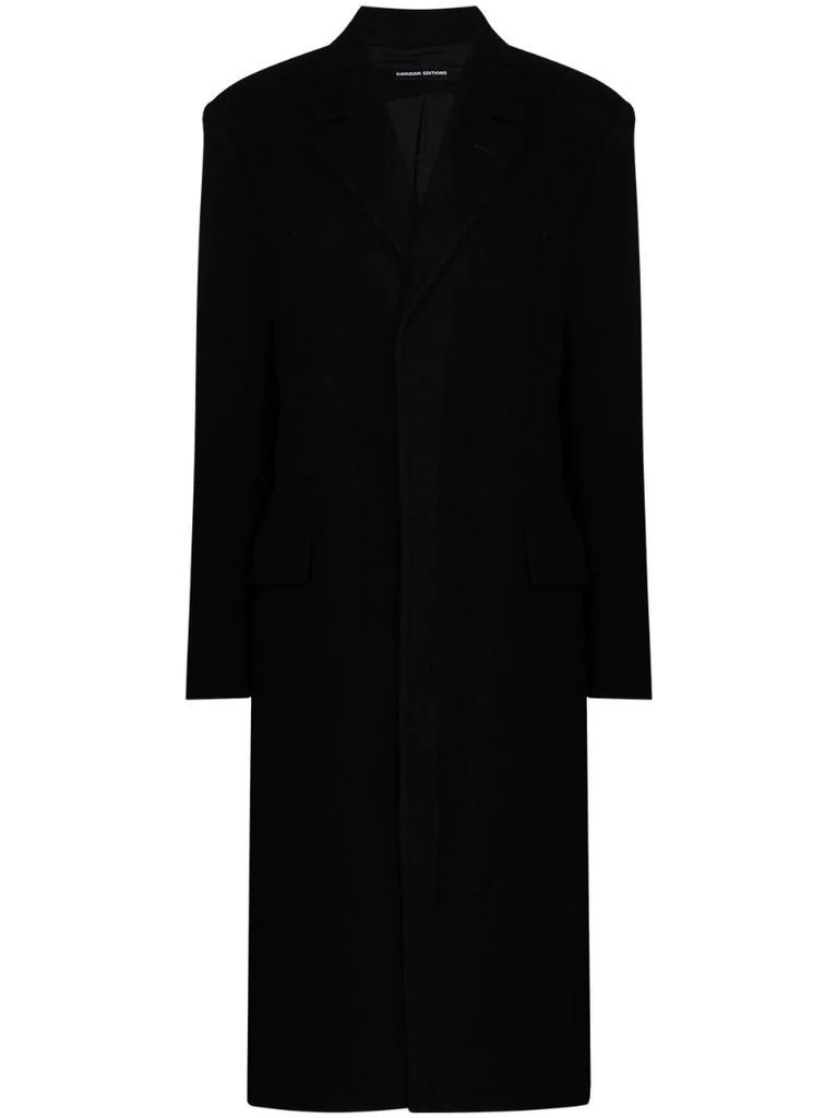 Oversize long coat