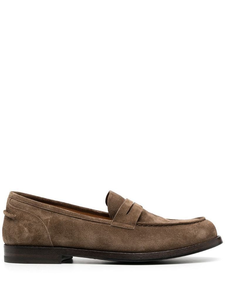 Brenda suede penny loafers