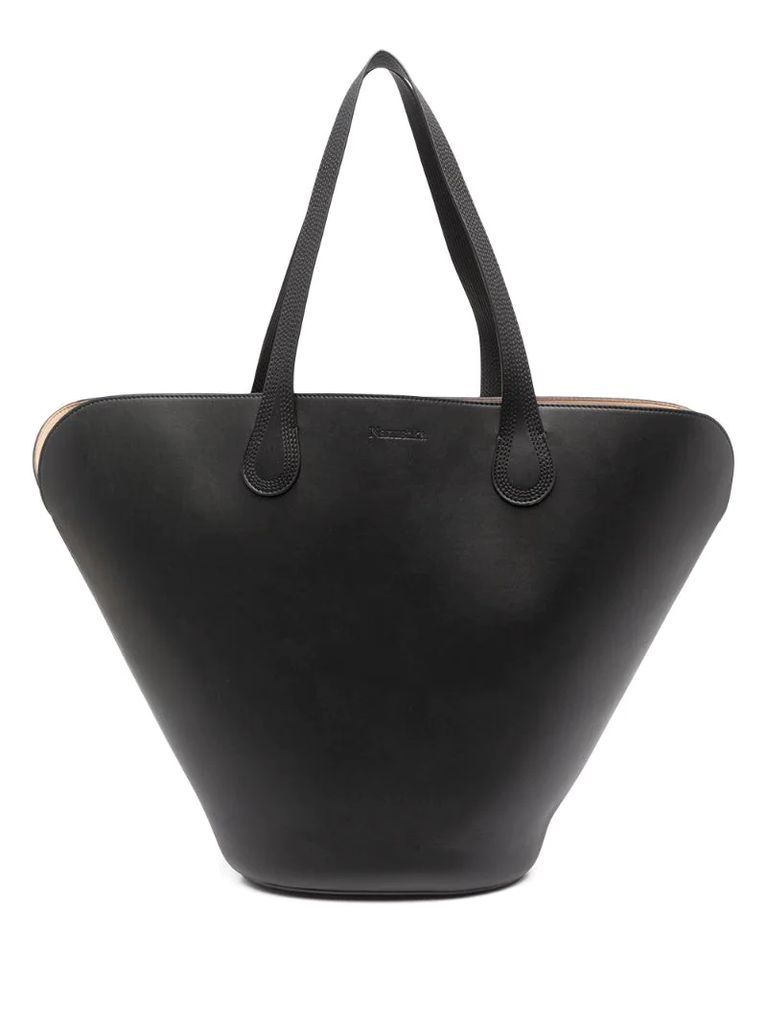 Juno faux-leather tote bag