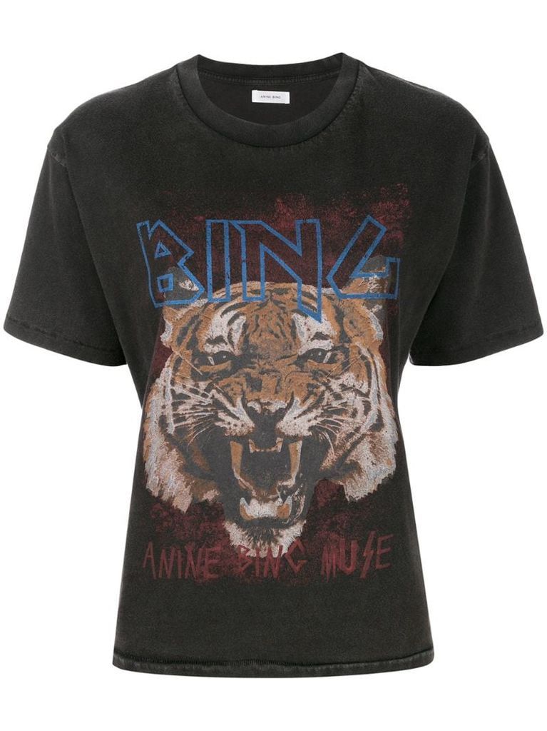 Tiger print T-shirt