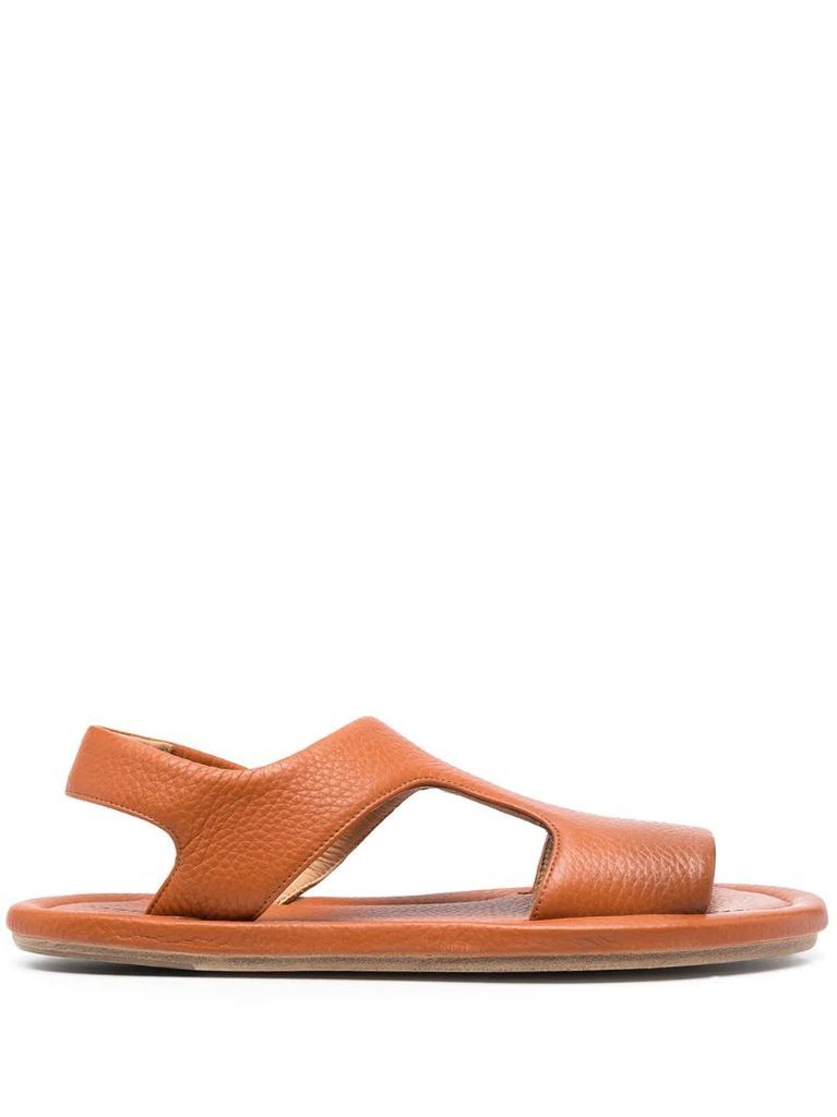 flat leather sandals