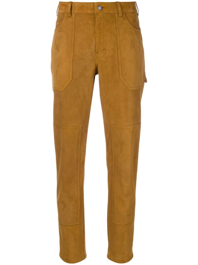 classic slim-fit trousers