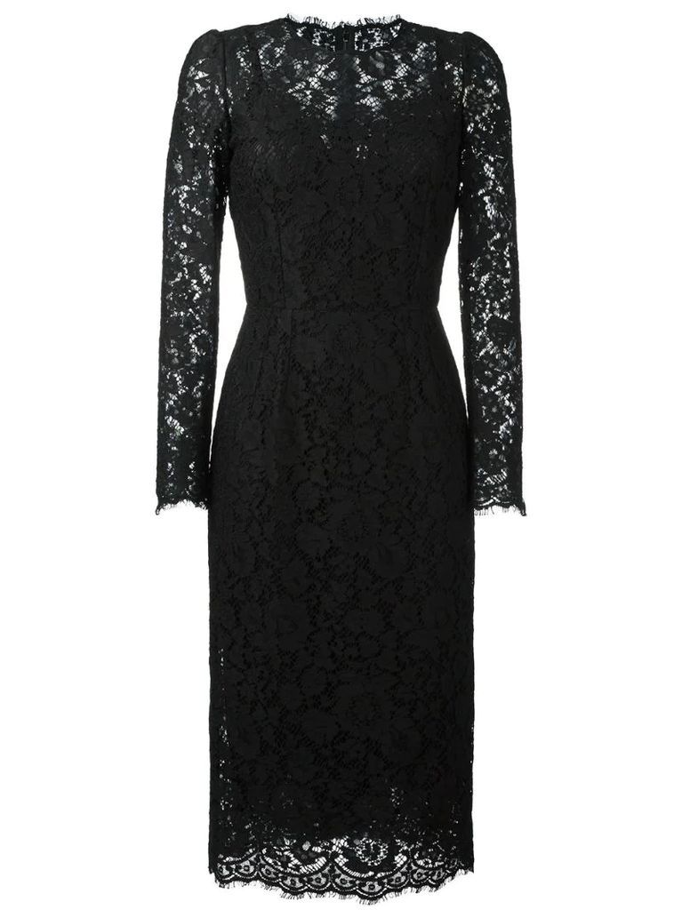 lace fitted dress