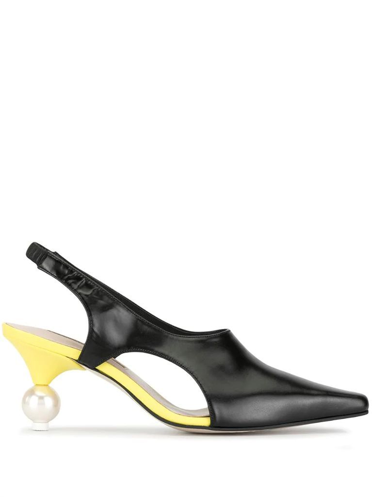 Eva sling-back heels