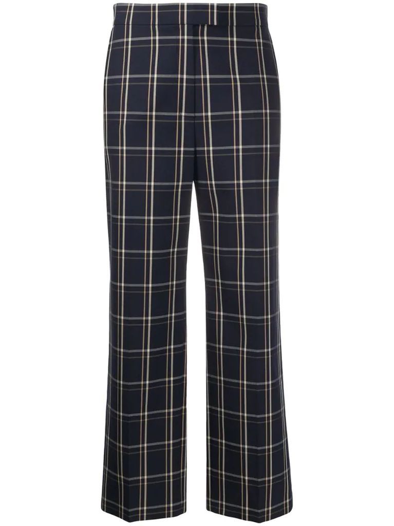 checked trousers