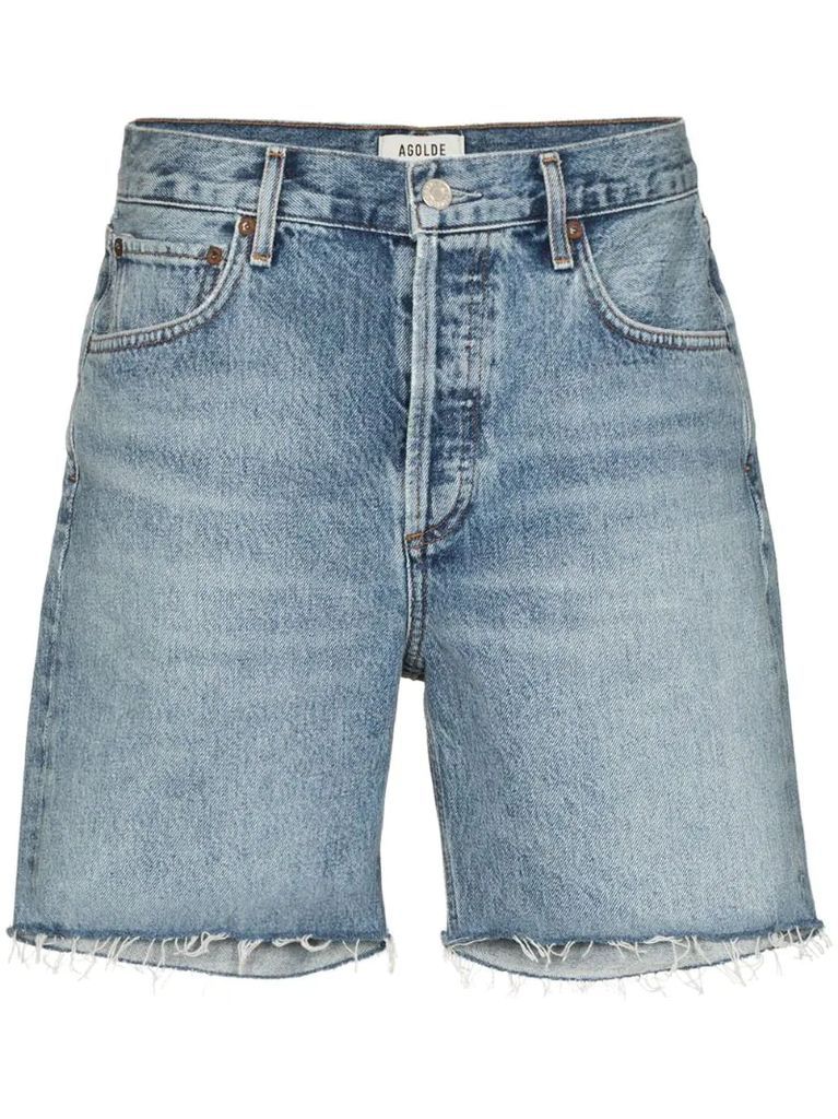 Rumi frayed denim shorts