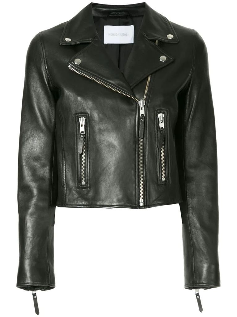 Classic leather jacket