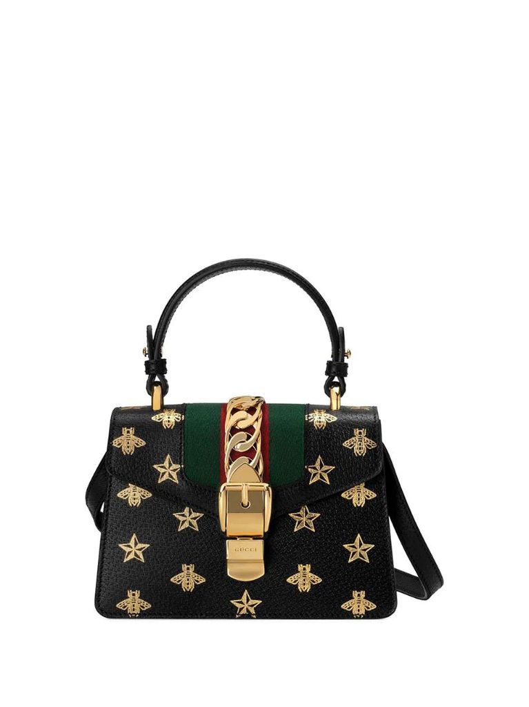 Sylvie Bee Star mini leather bag