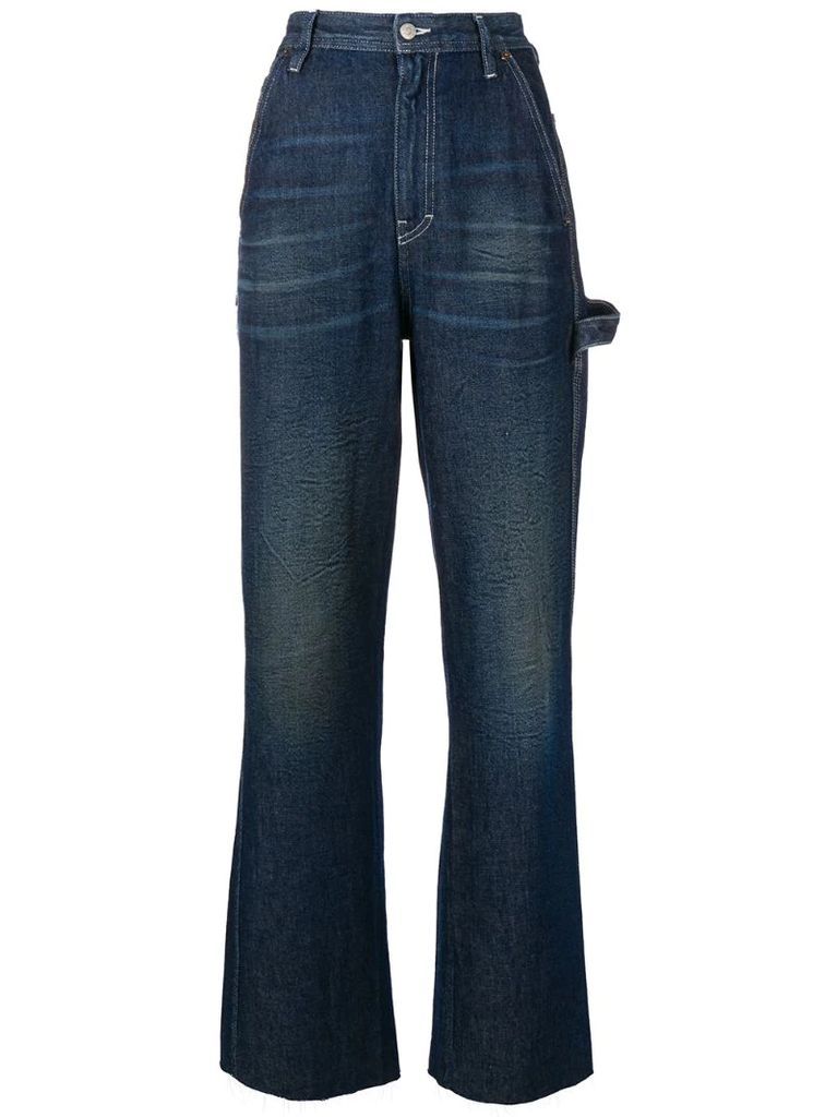 flared high waisted jeans