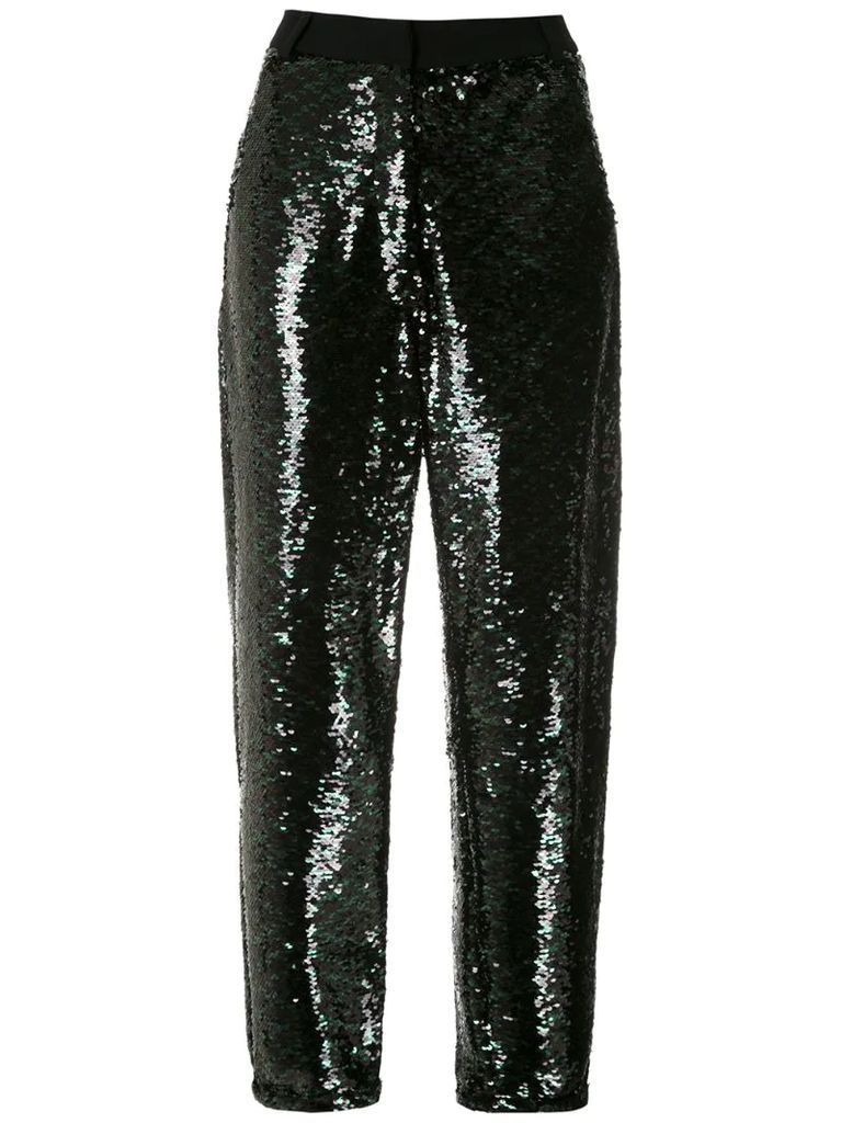 Paetê tailored trousers