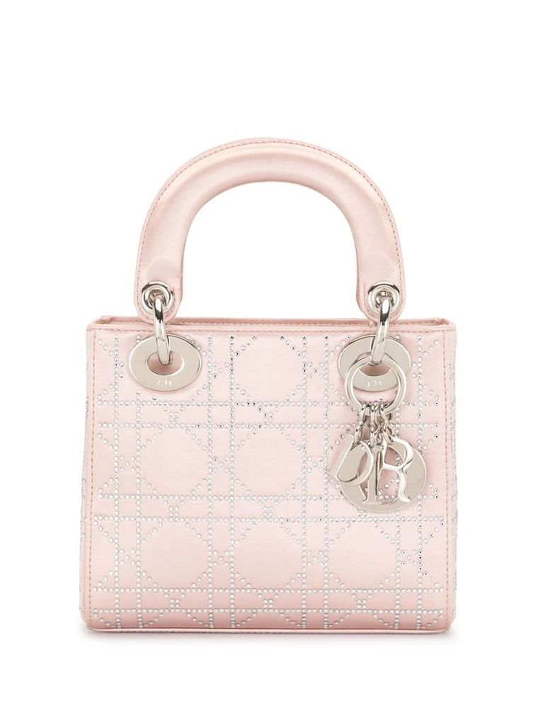 pre-owned mini Lady Dior Cannage bag