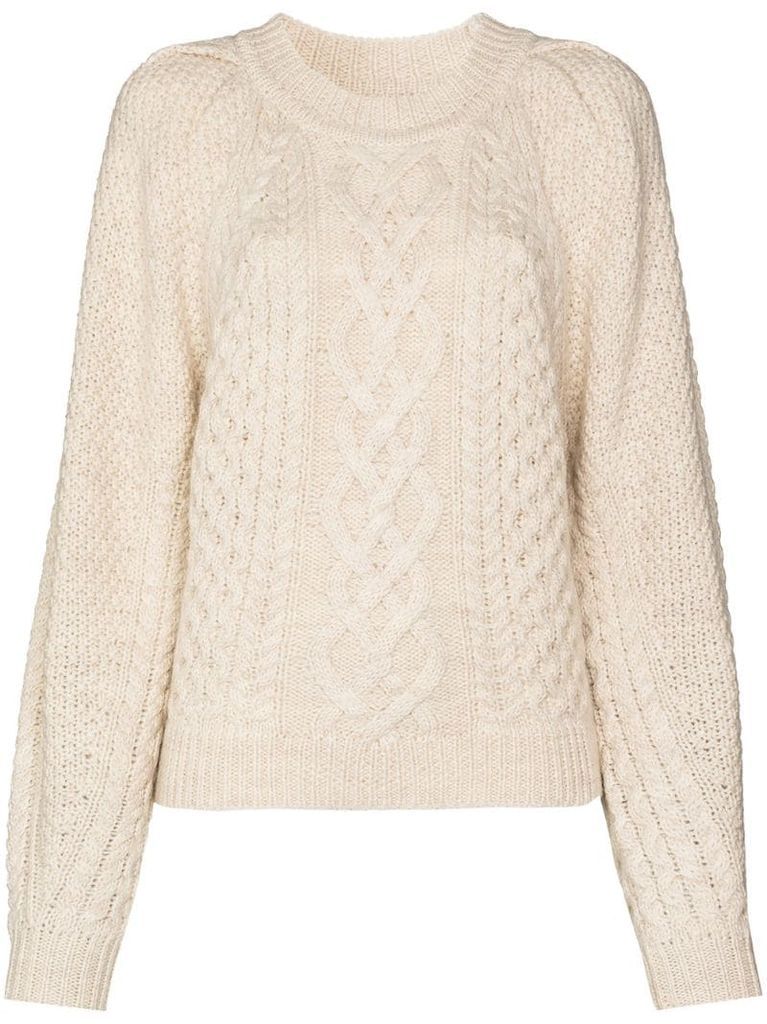 Romy cable knit jumper