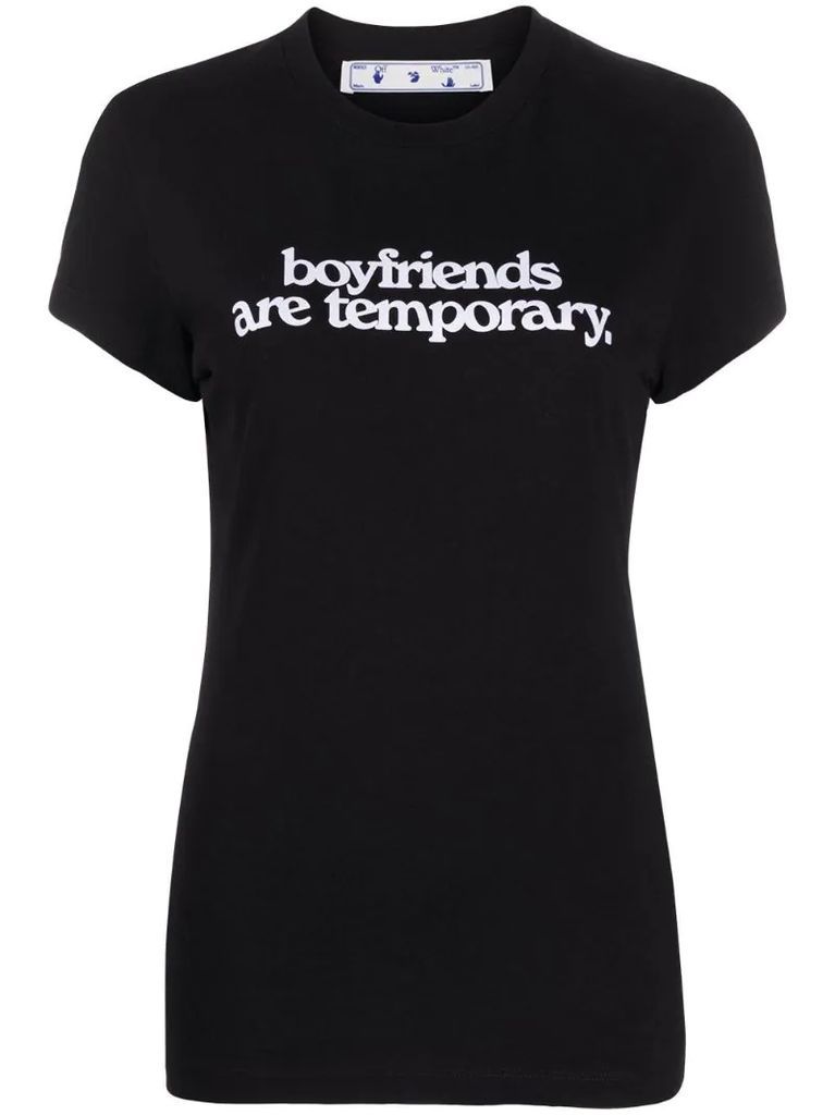 Boyfriends print T-shirt