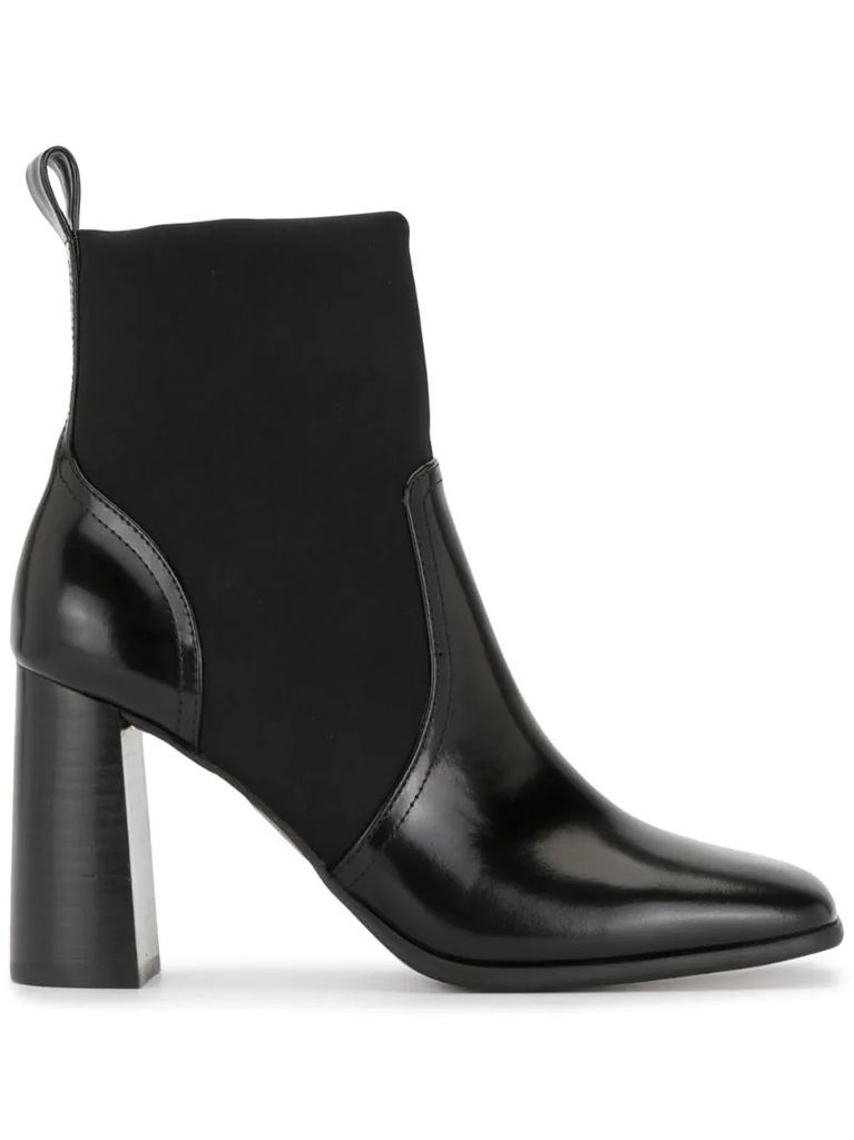 square toe ankle boots