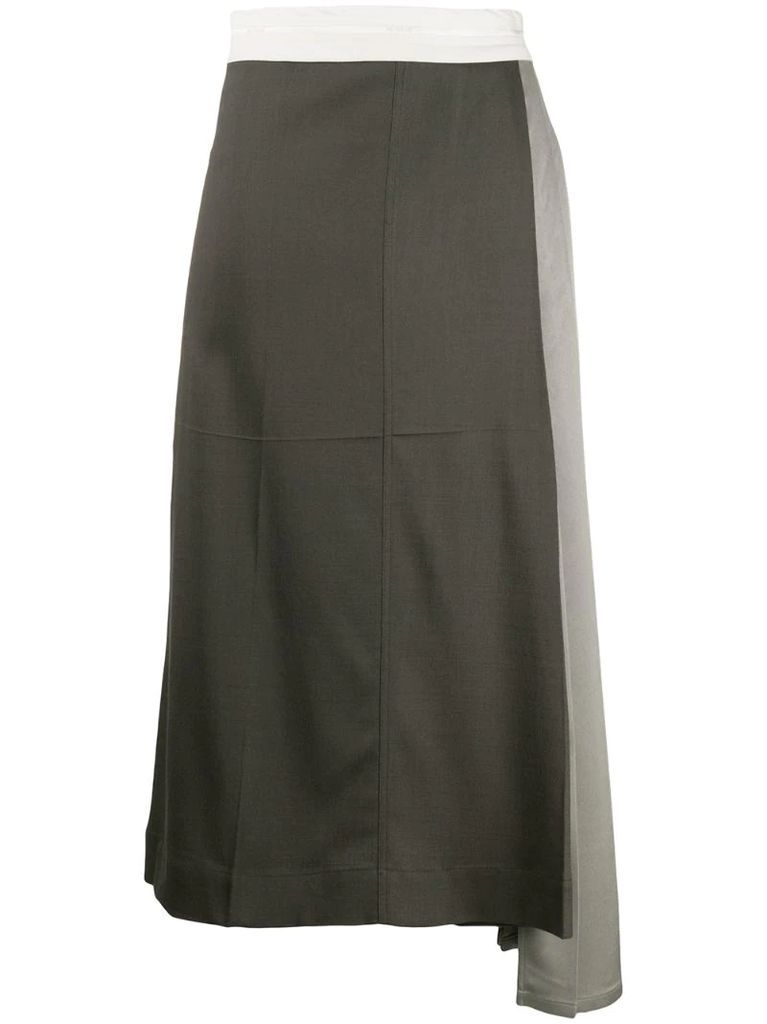 pleated insert skirt