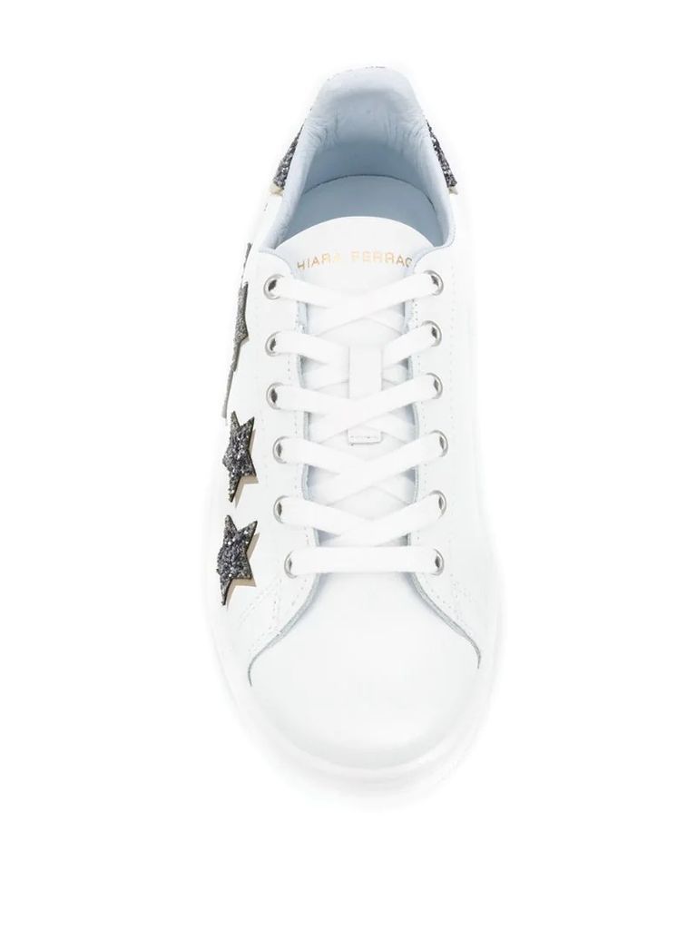 Roger star patch sneakers