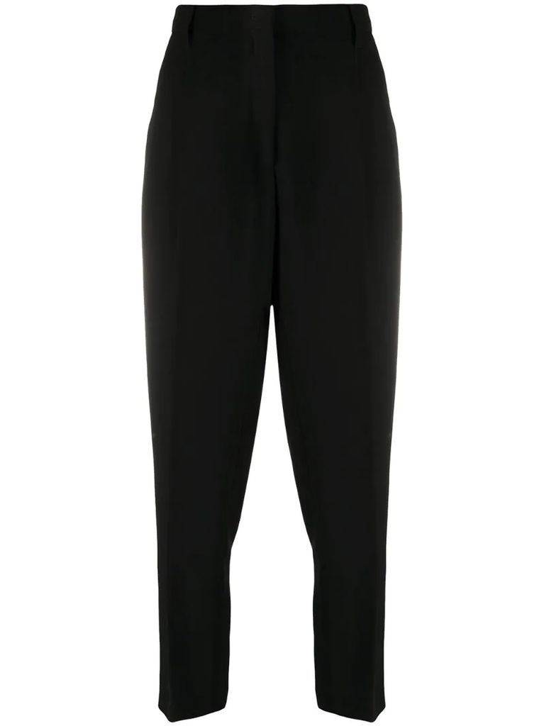 tailored tapered trousers