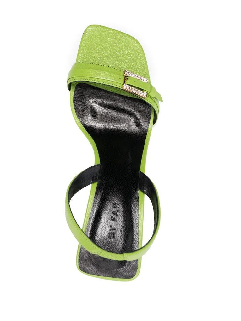 buckle detail slingback sandals