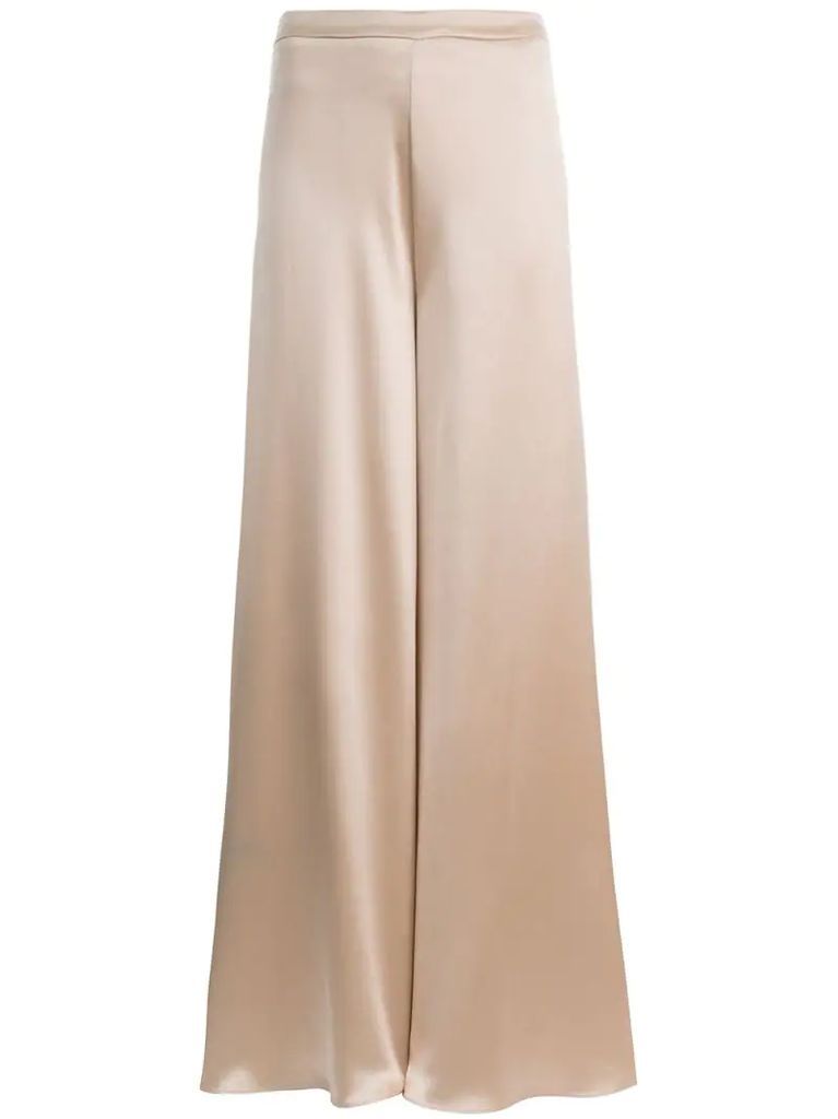 Charmeuse palazzo trousers