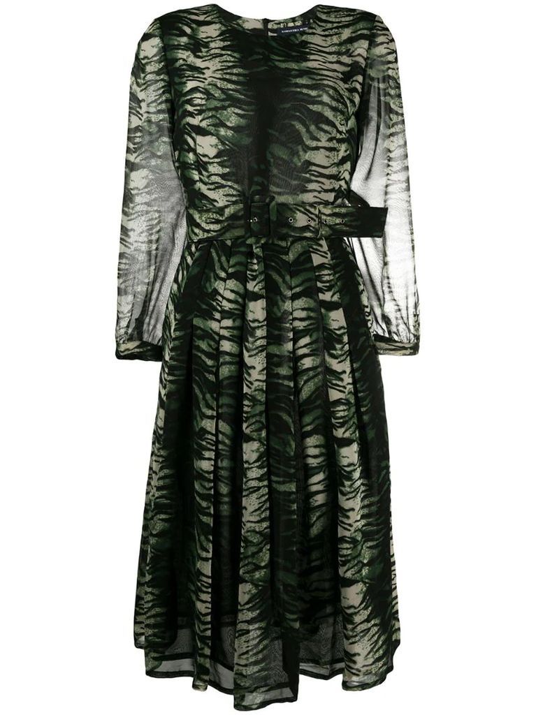 Florance tiger print dress