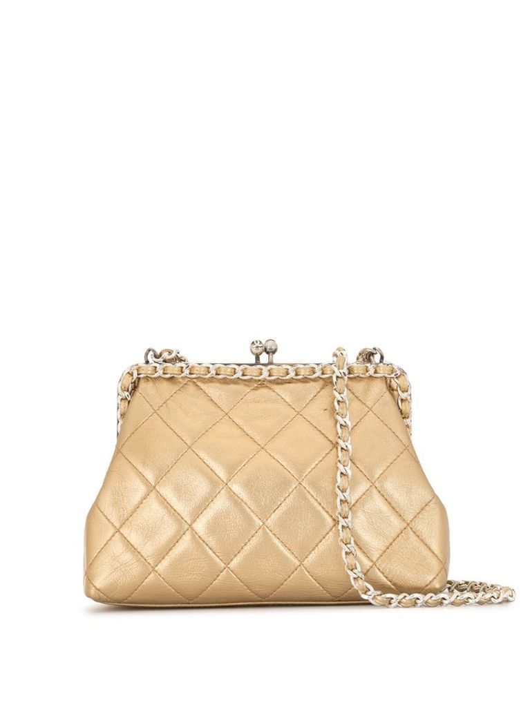 1995 diamond quilted chain crossbody bag