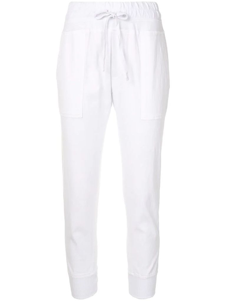 relaxed jersey trousers