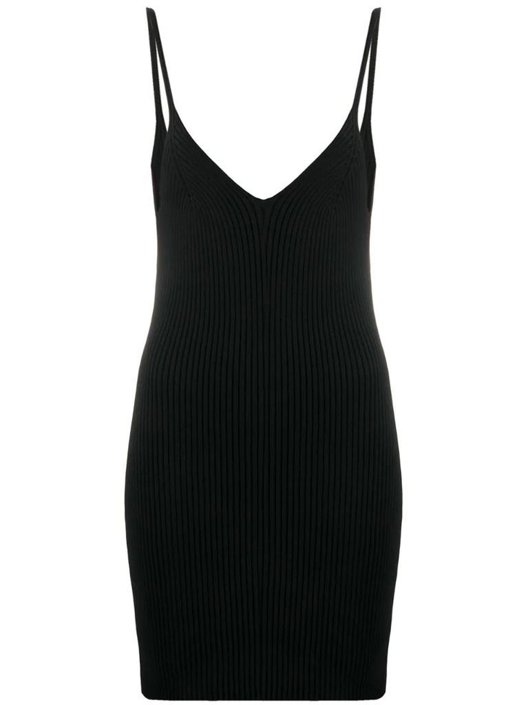 ribbed knit dress