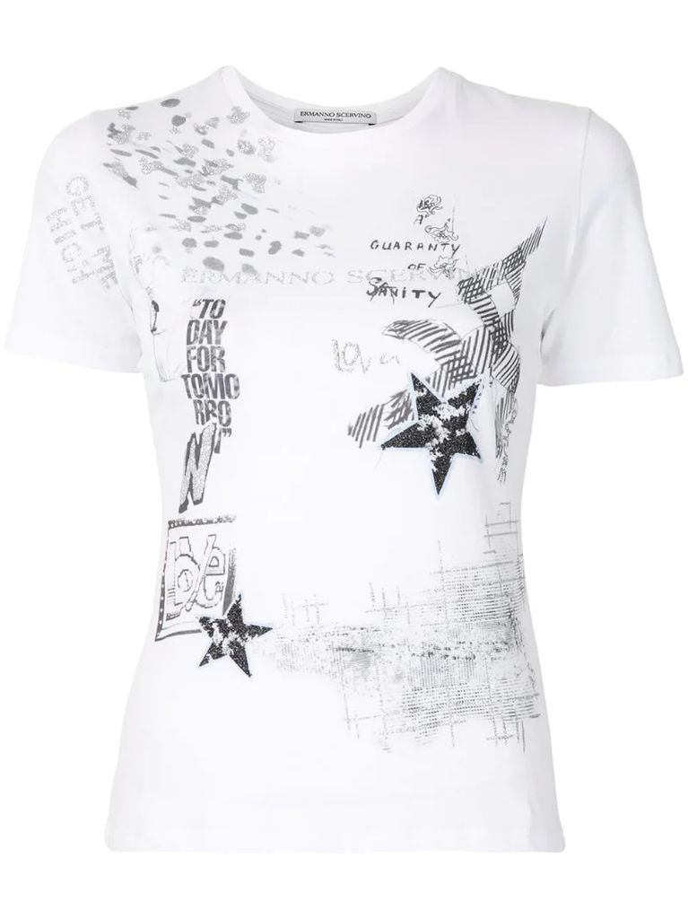 graphic print T-shirt