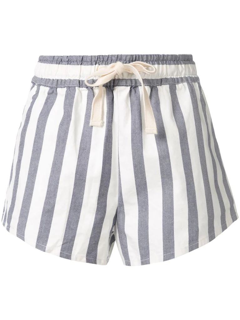 striped short shorts