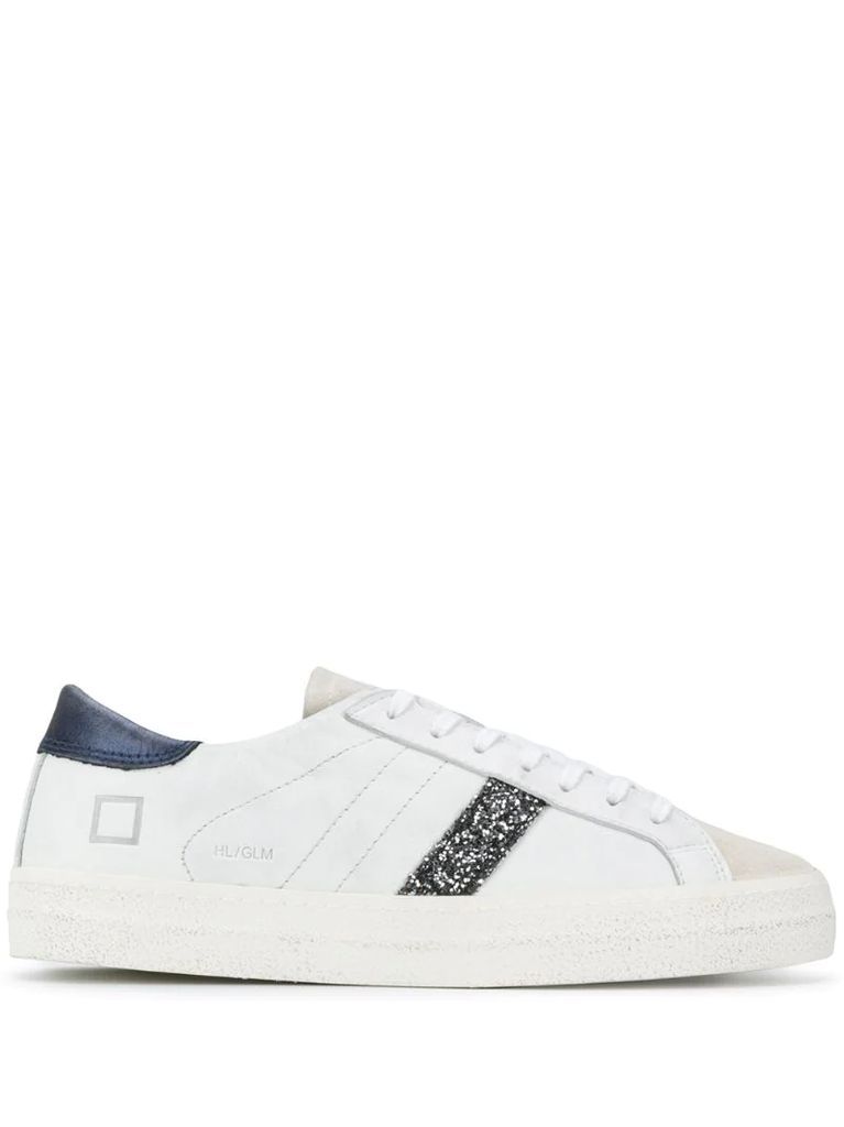 Hill colour-block leather sneakers