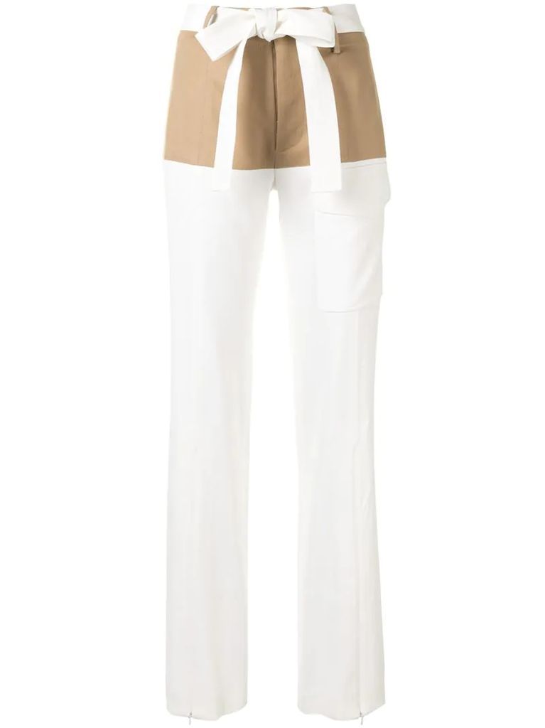 Ossun belted trousers